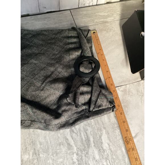 Joe Benbasset Belted Gray Midi Skirt for Women Size 1 - Picture 3 of 5